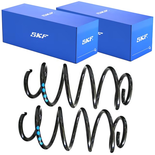 2X SKF Fahrwerksfedern Federn Vorne Passend FüR Skoda Yeti VW Golf Touran-image