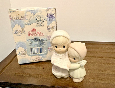 Vintage Precious Moments Sugar  Town Aunt Ruth And Aunt Dorothy#529486