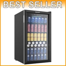 Compact Beverage Refrigerator, Adjustable Shelves