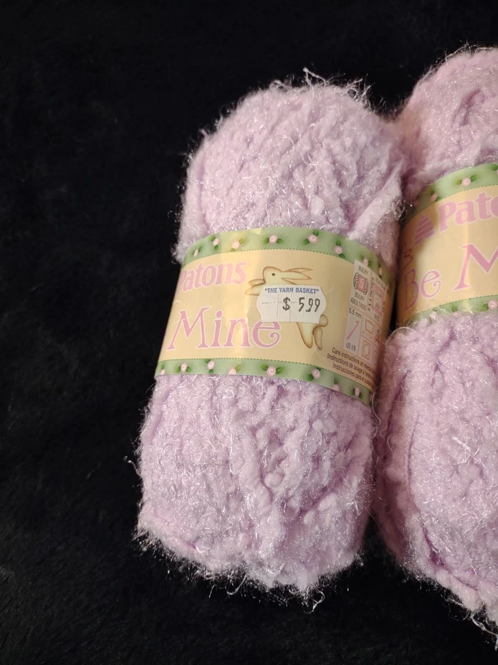 Nuevas tres madejas pequeñas patones be mine madejas de hilo - precioso lila Foto 2 de 4