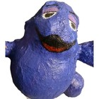 Paper Mache Grimmace Charictar From McDonald's Handmade Art Sculpture — photo 9