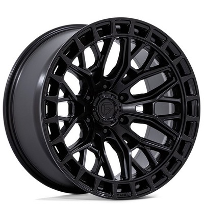 Fuel Wheels FC869 Sigma 17x9 Blackout with Gloss Black Lip (4pcs) A2