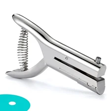 Heavy Duty Single Hole Punch, Portable Paper Cardboard, 3/10 Inch 10mm, Tool