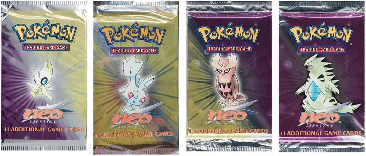 Pokémon TCG Neo Destiny Sealed Collectible Card Game Packs for