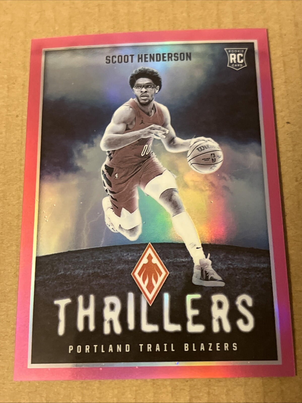 2023-24 Panini Phoenix Scoot Henderson Thrillers Pink RC /99 #10