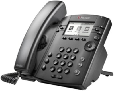Polycom VVX 311 WW 6-line Business Media Phone - Black (2200-48350-025)