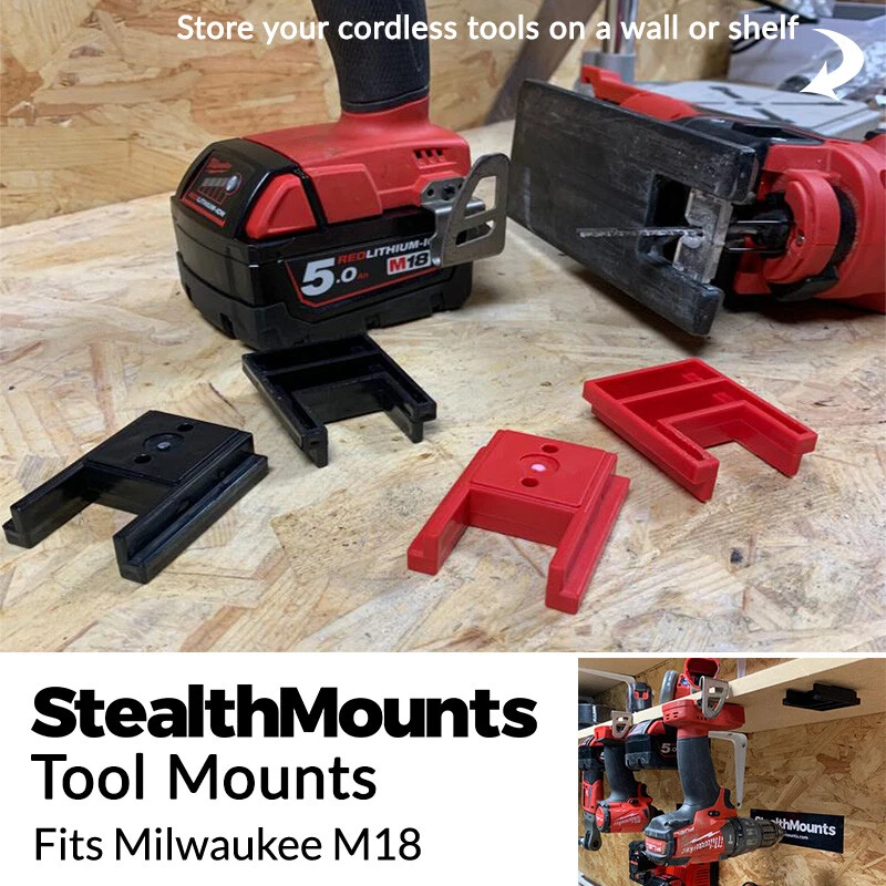 StealthMounts Powertool Storage Mounts for Milwaukee M18 Tools