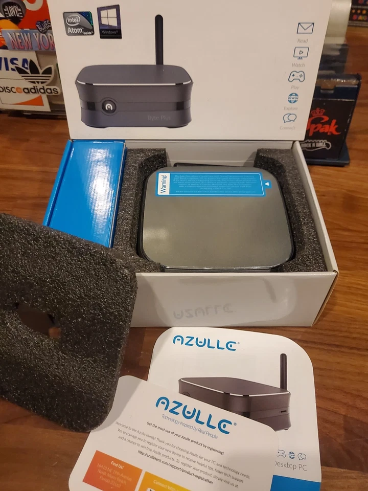 Azulle Mini PC Byte Plus 2GB RAM Intel Atom 1.84GHz 32GB Fanless Windows 10 - Image 2 of 4