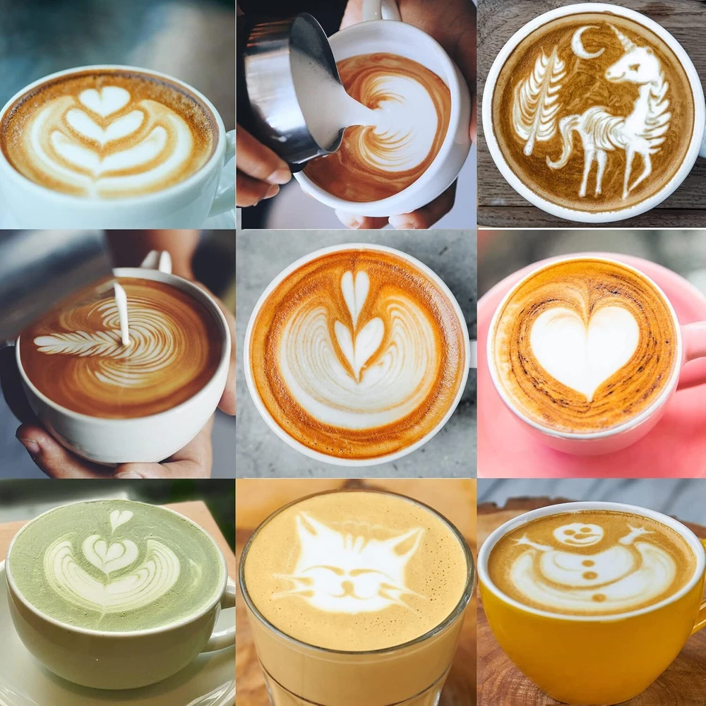 Milk Frother Cup 350ml/600ml/950ml 12 oz - 350 ml, Silver Milk Frother Cup 350ml/600ml/950ml 12 oz - 350 ml, Silver