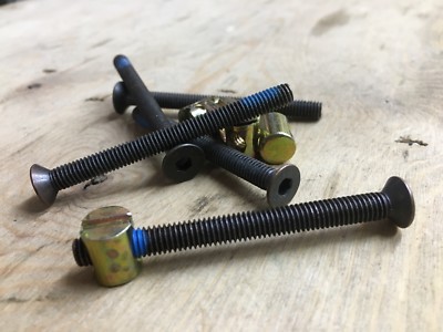 5 Tete Fraisee Meuble Boulons Baril 6mm X 70mm M6 X 70 Lit Bebe Ikea Boite 7 Ebay