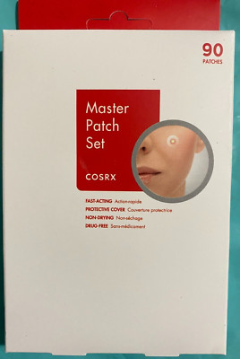 NIB COSRX Master Patch Hydrocolloid Patches Set 90 PC 18 Clear Fix + 72 Original