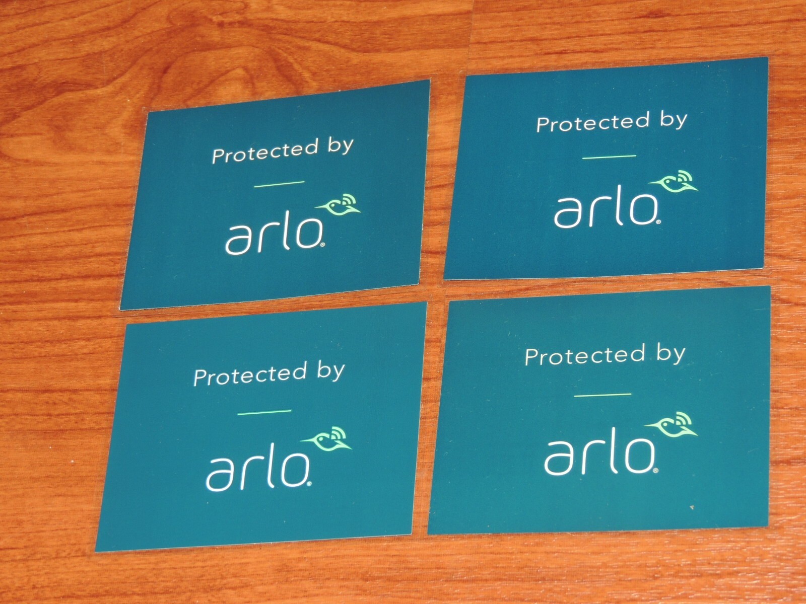 Lot of 4 - New Netgear Arlo Monitoring Window Decal Sticker - Size 3.5 ...