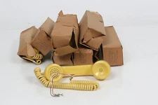 Bell System G3 Handset Telephone Western Electric- YELLOW LOT OF 7 - NOS