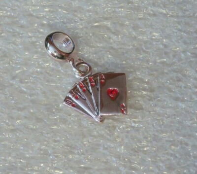 NEW DaVinci Beads & Charms Interchangeable Jewelry - Royal Flush Hearts DB81-12