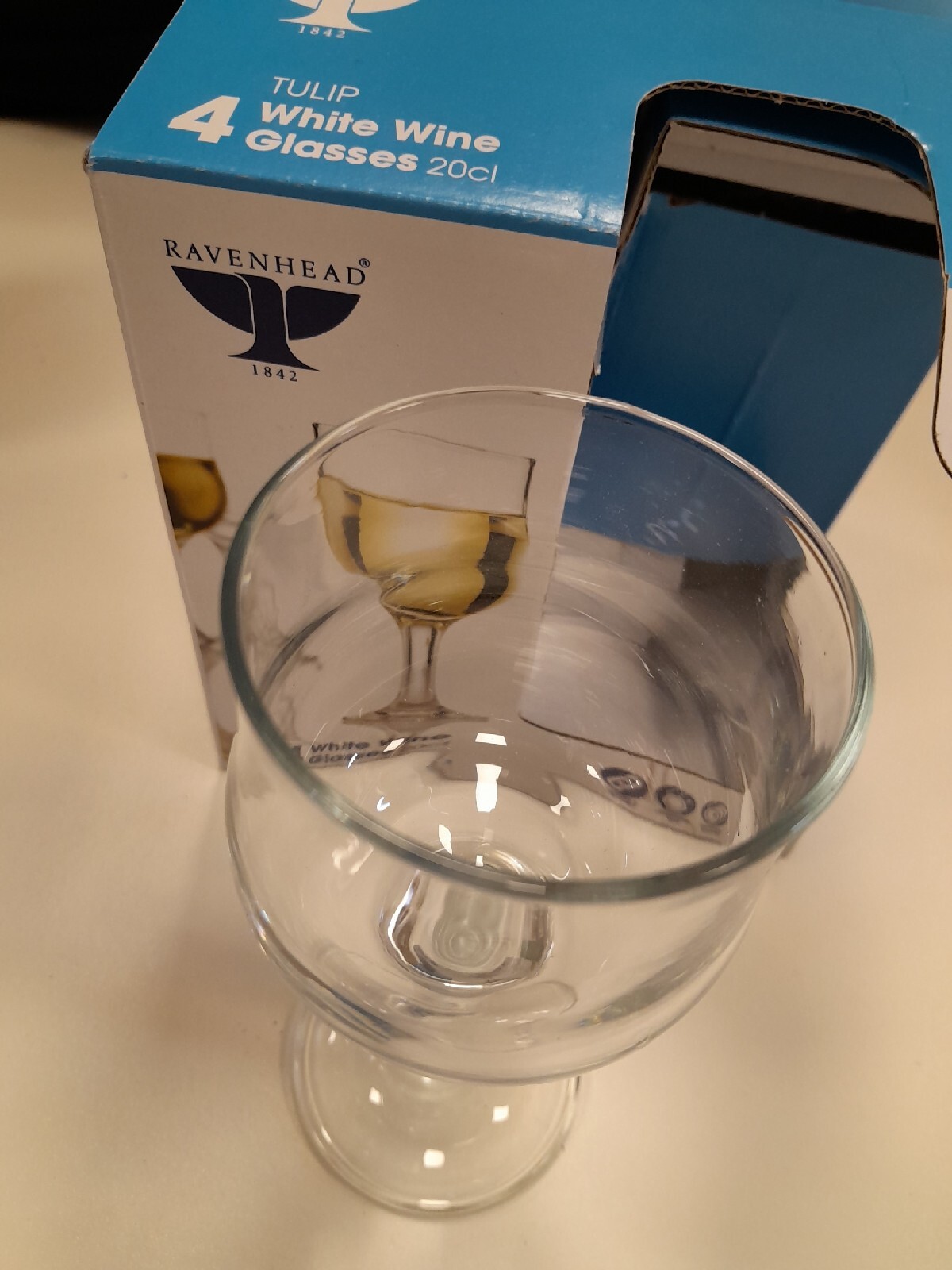 Ravenhead Tulip 200ml Set Of 4 White Wine Glasses 5010853015743 eBay