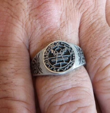 Solomons Seal Ring King Solomon's Secret Seal available sizes 7 to 14 RM131