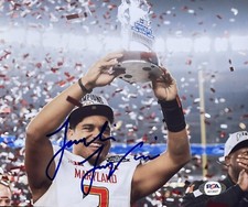 PSA/DNA Maryland Terps TAULIA TAGOVAILOA Signed Autographed 8x10 Football Photo