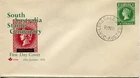 1955 Centenary of the First South Australian Postage Stamp - Royal FDC Green/Red