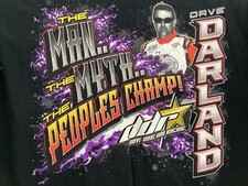 DAVE DARLAND The Man.. The Myth..The Peoples Champ! USAC Sprit Car shirt sz 3XL