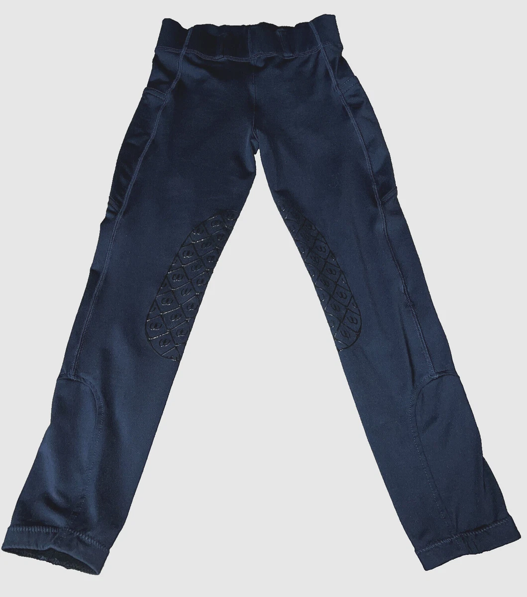 Pantalon Culotte Ovation Riding Femme 32 Long Anthracite – Euroweave Patch Genou