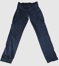 Ovation Women's Navy AeroWick SLC Riding Tights Pockets Riding Pants SM(8)
