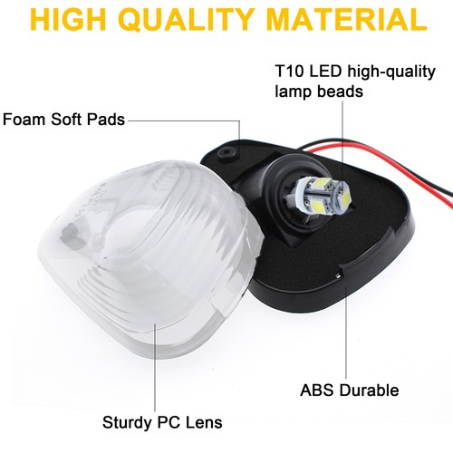 5X Amber LED Cab Roof Marker Lights Set for Ford F250 F350 F450 Super Duty 99-16 - Picture 167 of 189