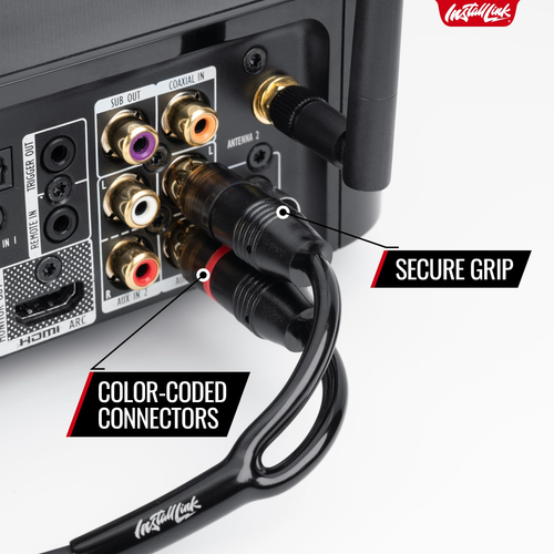 Cinch Audiokabel für Subwoofer oder Stereokabel, 2-Kanal, 20 Fuß - Bild 6 von 12
