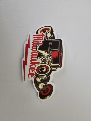 #ad milwaukee hot rod Sticker $2.87