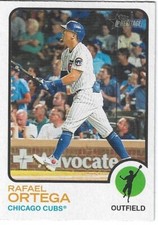 2021 Topps Heritage #180 Rafael Ortega Chicago Cubs