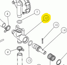CORPO RUBINETTO A TRE VIE PER ATOMIZZATORE CIFARELLI