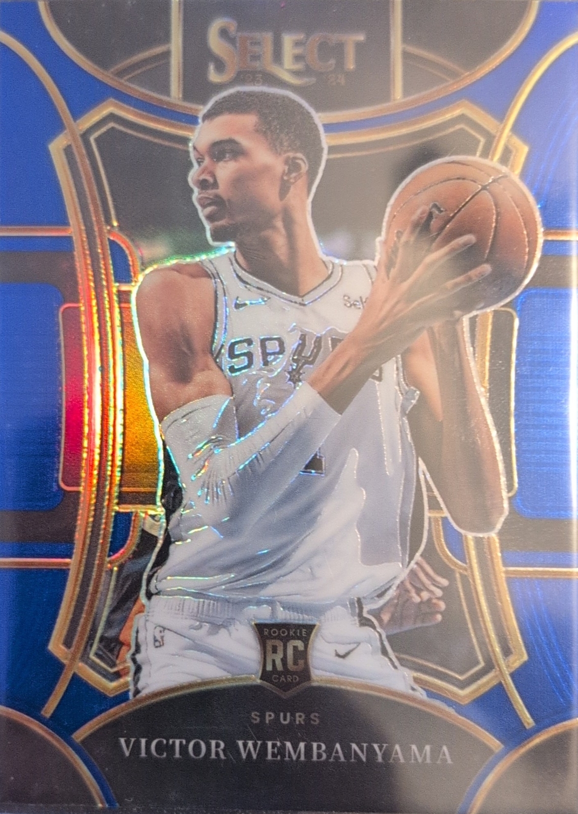 2023 Panini Select #311 Victor Wembanyama Blue Prizms