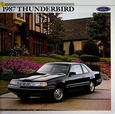 272741) Ford Thunderbird - USA - Übergröße - Prospekt 1987
