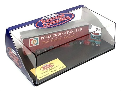 Oxford Diecast 1/76 Scale SCA02CS - Scania Truck & Trailer - Pollock (Scotrans) - Picture 5 of 5
