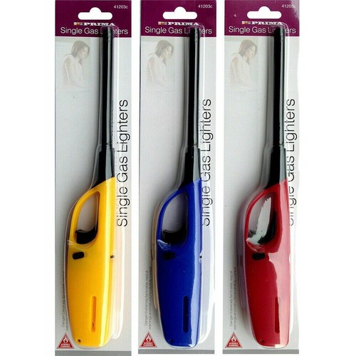 Lighter Gas Lighter Cooking Kitchen Accessory Safety Lock Chef Stove BBQ 2 Pack - Picture 3 of 4