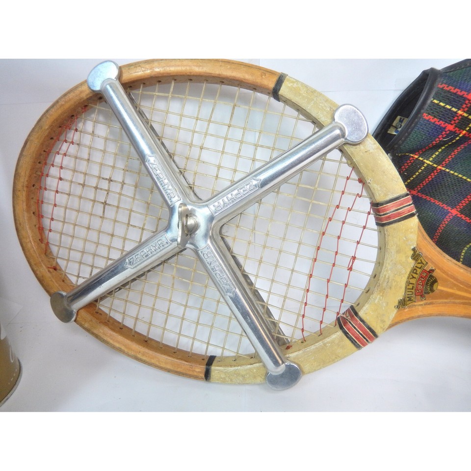 Vintage Tennis raquette, raquette de Tennis bois, rétro Wall Decor