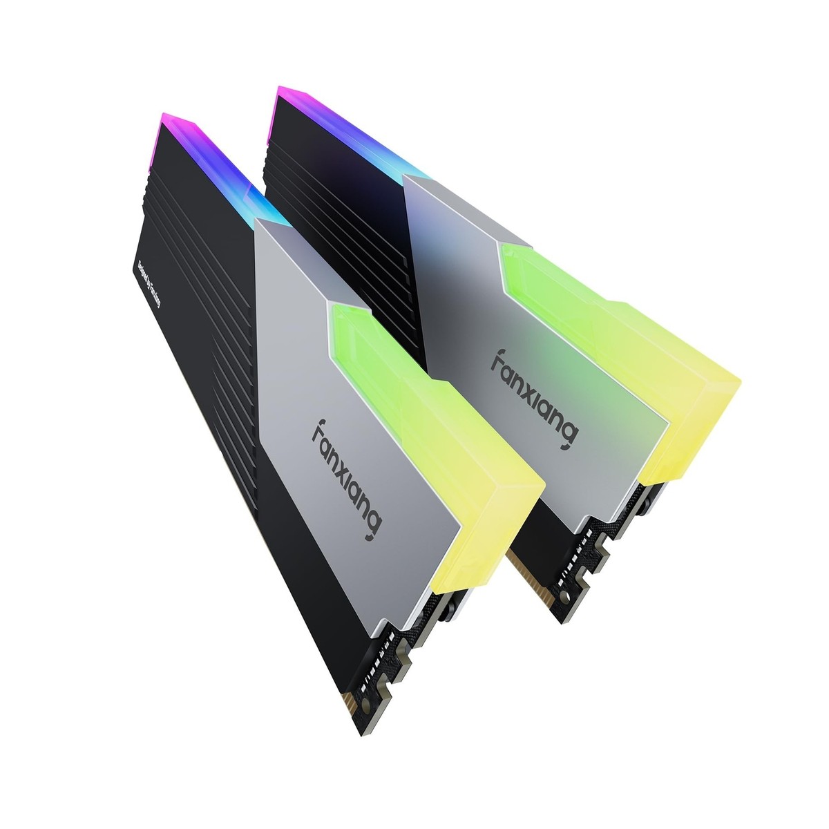 Fanxiang DDR5 48GB (24GB x2) 7200MT/sメモリ fanxiang RGB DDR5 RAM 48GB (2x24GB) 7200MHz (Intel XMP 3.0
