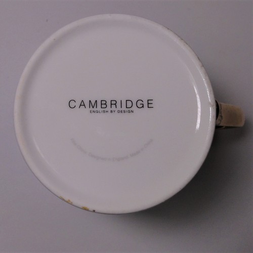 Pink Flamingo Mug Cambridge English By Design Fine China Gold Luster Blue - Picture 6 of 6