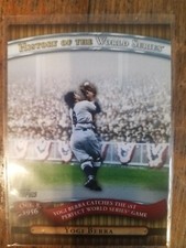 Baseball 4 card Yogi Berra history of world series Frank Robinson Pee Wee Re