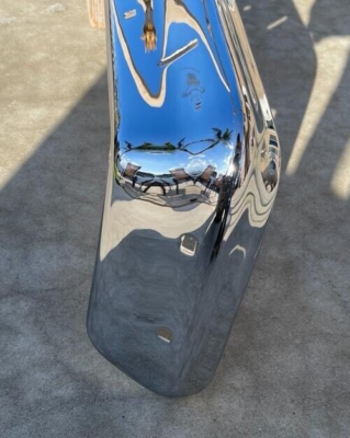 70-73y ポンティアック　ファイアーバード　リアバンパー　美品 1970-1973 Pontiac Firebird Trans Am Rear Back Bumper Chrome Plated