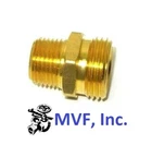 Garden Hose Fitting 3/4" Male GHT x 1/2" Male NPT Pipe, Brass Hex Body 19A-12D