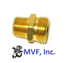 Garden Hose Fitting 34 Male Ght X 12 Male Npt Pipe Brass Hex Body 19a-12d Garden Hose Fitting 34 Male Ght X 12 Male Npt Pipe Brass Hex Body 19a-12d