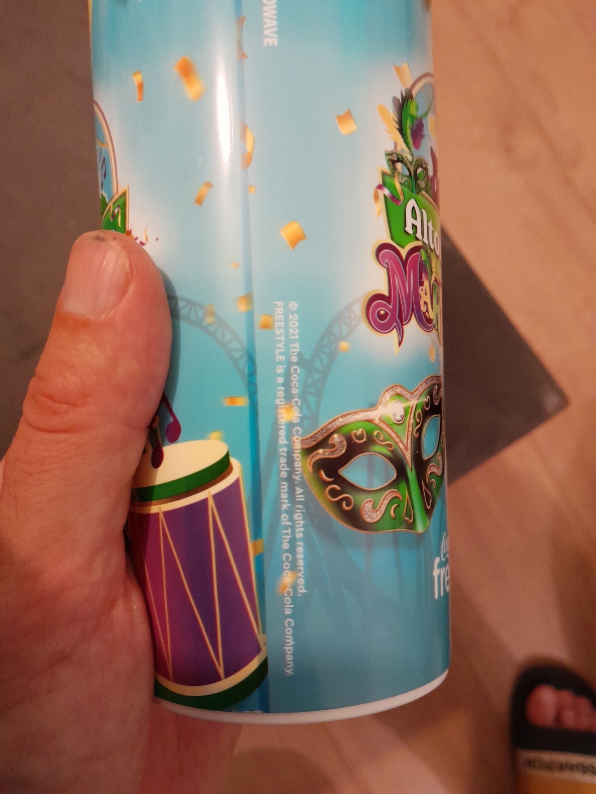 Alton Towers Resort Whirley cup beaker refill freestyle Coca Cola cups