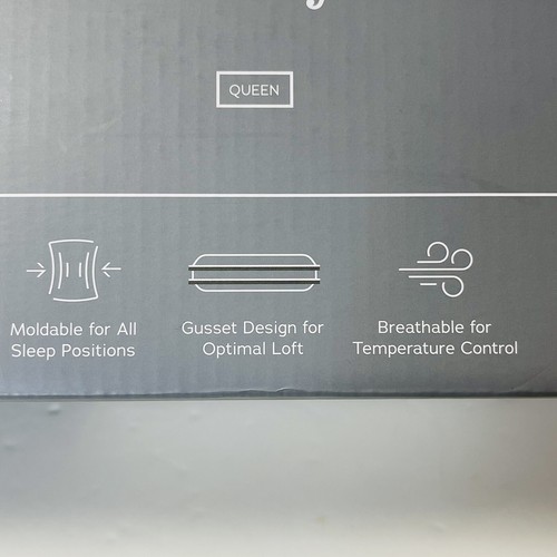Weekender Shredded Memory Foam Queen Pillow New In Box - 1 Pillow - Picture 4 of 5