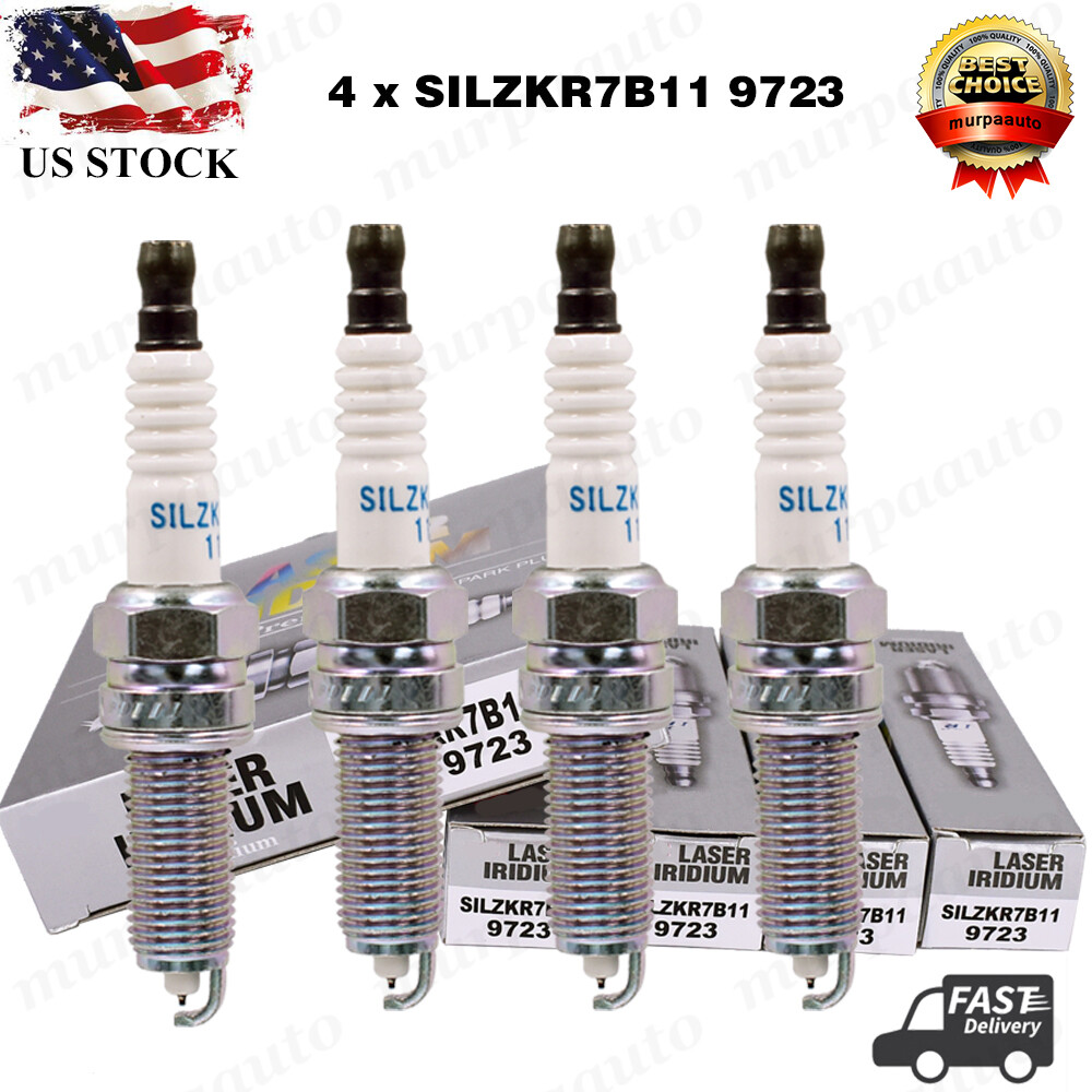 4PCS NGK Iridium Spark Plug SILZKR7B11 9723 For Hyundai Genesis i40  US