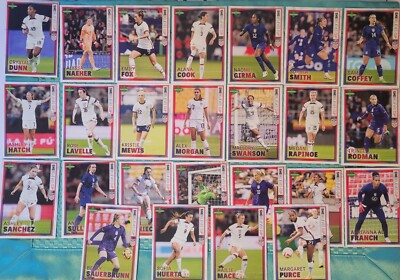2023 Parkside SheBelieves Cup USWNT Team Singles Sophia Smith Trinity Rodman +