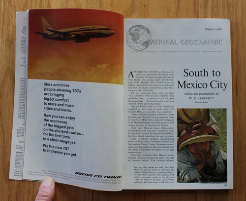 National Geographic agosto 1968. Vascos; Ciudad de México; Salmón; Místico; Cristales - Imagen 4 de 15