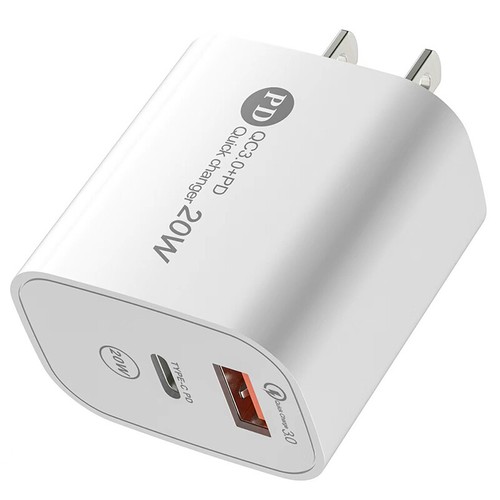 PD 20W USB Charger Quick Charge 3.0 Fast Phone Charger Adapter Tyep-C for Phovm - Photo 9 sur 9