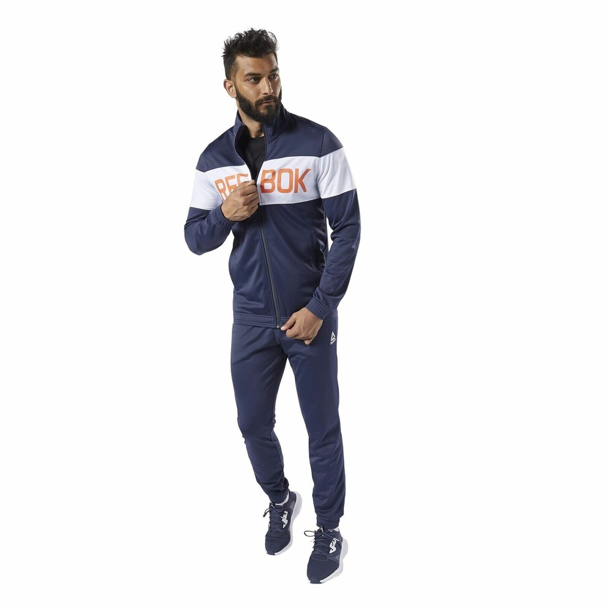 FP8152] Mens Reebok Training Cuffed Tracksuit | eBay