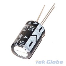 10PCS 680UF 50V 105 C Radial Electrolytic Capacitor 13 20mm