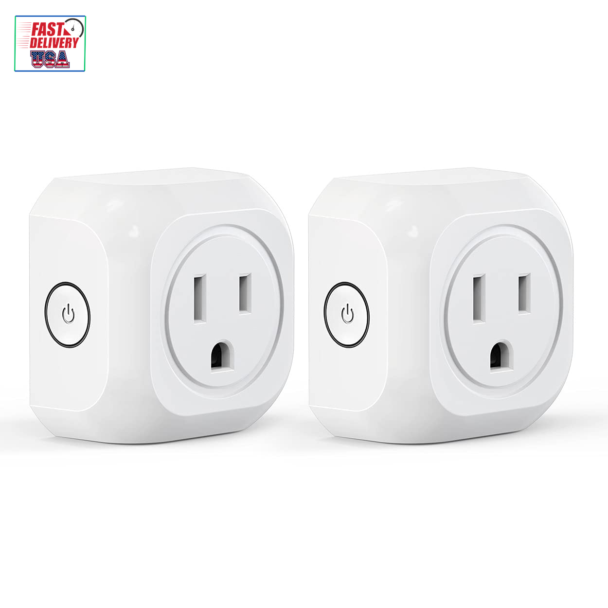 Mini Smart Plugs That Work with Alexa and Google Home,  Wifi Outlet Socket with